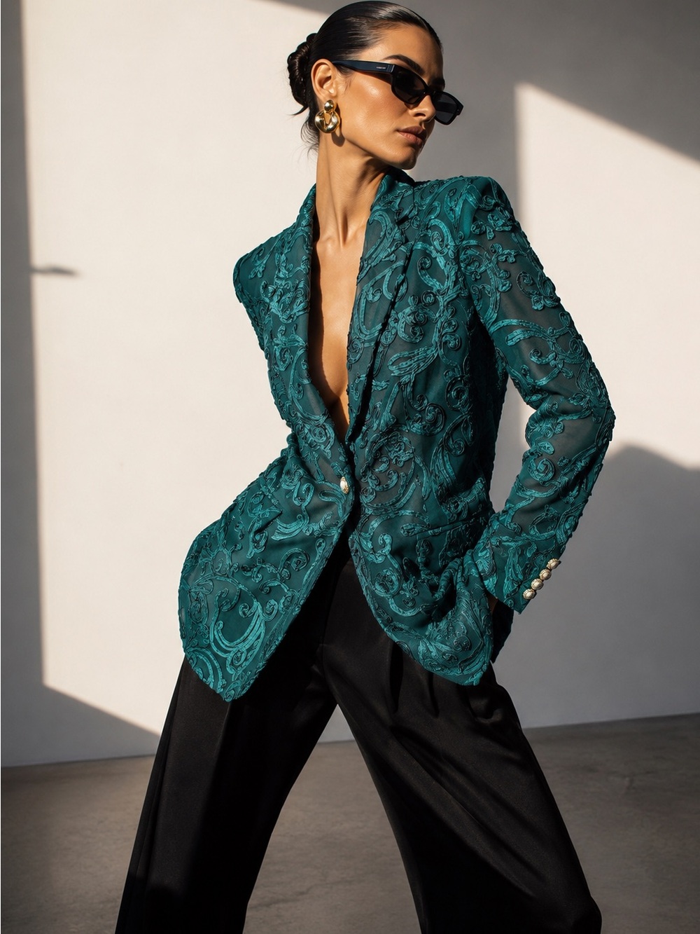 Zara Baroque Blazer|Size Small